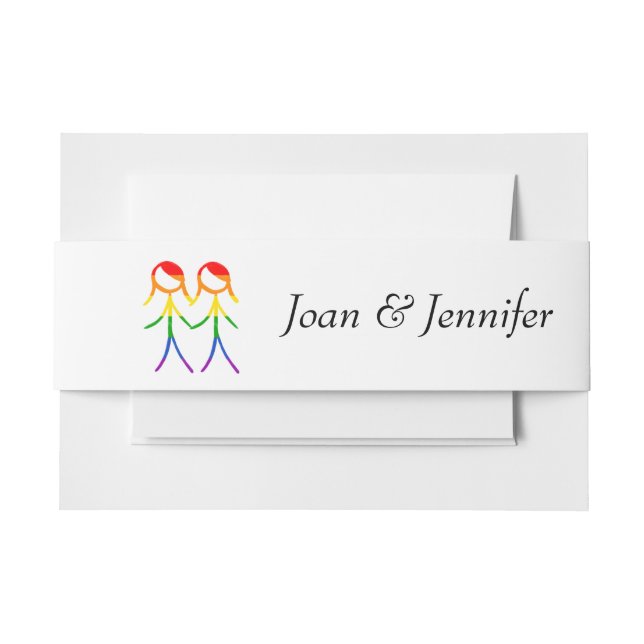 Cintas Para Invitaciones Nuestro Día Especial (Anverso Ejemplo)
