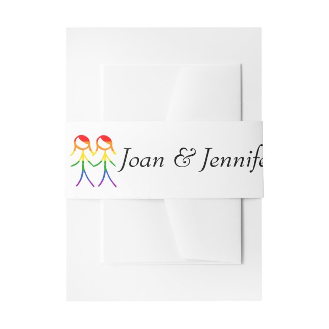Cintas Para Invitaciones Nuestro Día Especial (Anverso Ejemplo)