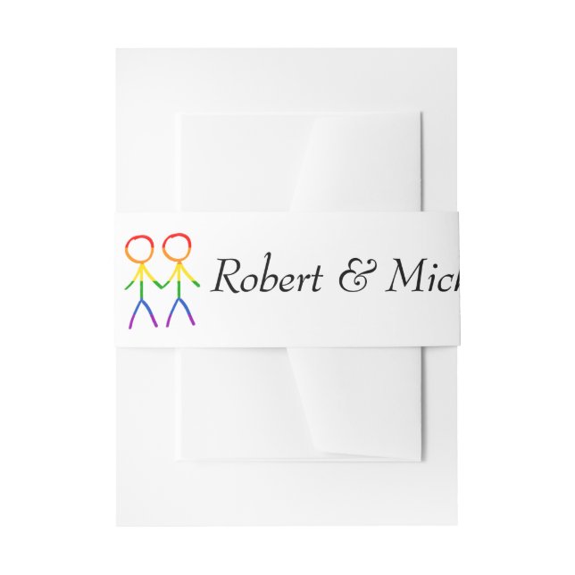 Cintas Para Invitaciones Nuestro Día Especial (Anverso Ejemplo)