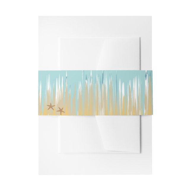 Cintas Para Invitaciones Ola de playa (Anverso Ejemplo)