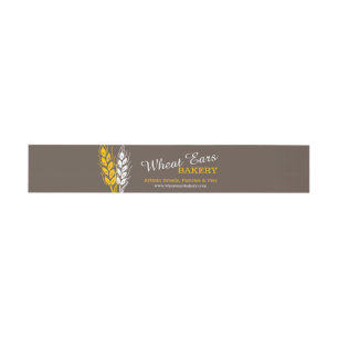 Cintas Para Invitaciones Orejas de trigo panadería gráfica productos hornea