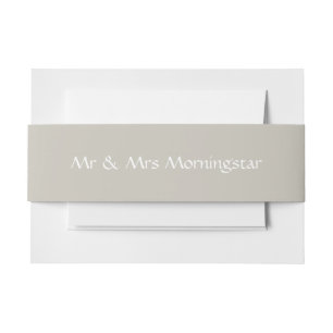 Cintas Para Invitaciones Oro beige suave silencioso