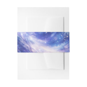 Cintas Para Invitaciones Paisaje Cósmico: Nebulosa giratoria y noche estrel