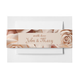 Cintas Para Invitaciones panzas florales