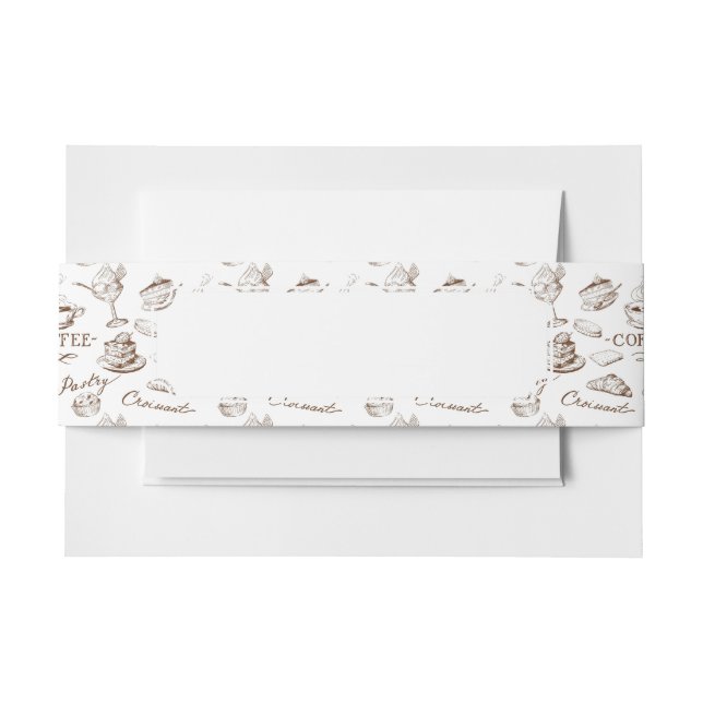 Cintas Para Invitaciones Papel dulce (Anverso Ejemplo)