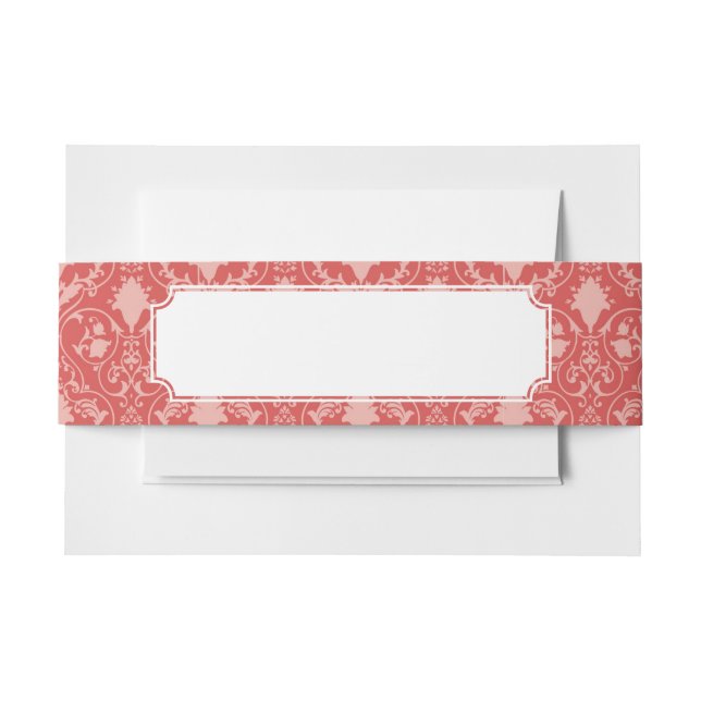 Cintas Para Invitaciones Papel pintado antiguo 2 de la voluta (Anverso Ejemplo)