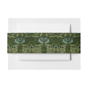 Cintas Para Invitaciones Papel pintado de tulipán y rosa verde grande de Wi