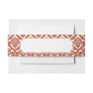 Cintas Para Invitaciones Papel pintado del modelo del damasco