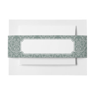 Cintas Para Invitaciones Papel pintado floral verde
