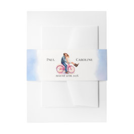 Cintas Para Invitaciones Pareja artística Casual Romántica Boda moderna