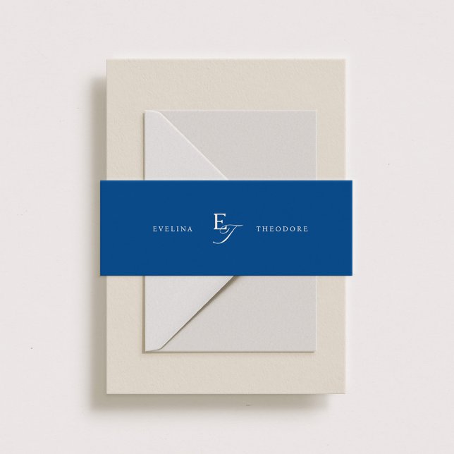 Cintas Para Invitaciones Parker Classic Monograma (Subido por el creador)