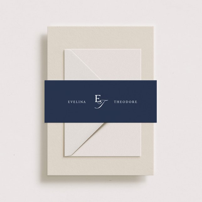 Cintas Para Invitaciones Parker Classic Monograma (Subido por el creador)