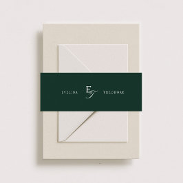 Cintas Para Invitaciones Parker Classic Monograma