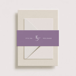 Cintas Para Invitaciones Parker Classic Monograma