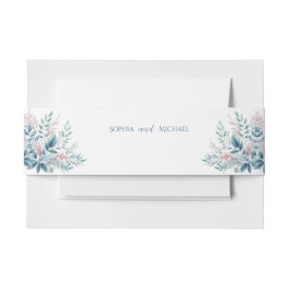 Cintas Para Invitaciones Pastel Botánico-