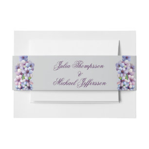 Cintas Para Invitaciones Pastel romántico y poético Acuarela Lilac