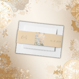 Cintas Para Invitaciones Pastel Wildflower Meadow Boda