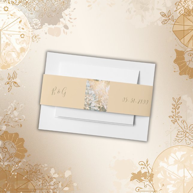 Cintas Para Invitaciones Pastel Wildflower Meadow Boda (Subido por el creador)