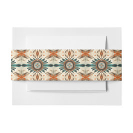 Cintas Para Invitaciones Patrón de Catcher de Sueños Retro de Feather Nativ