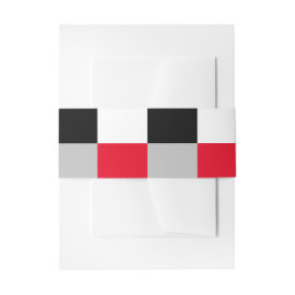 Cintas Para Invitaciones Patrón de tablero de ajedrez editable