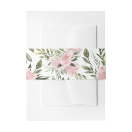 Cintas Para Invitaciones Patrón floral rosa