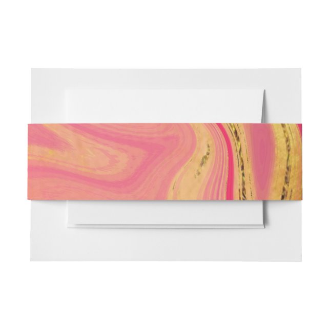 Cintas Para Invitaciones pattern abstract marbled (Anverso Ejemplo)