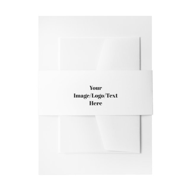 Cintas Para Invitaciones Personalización o Personalizar (Anverso Ejemplo)
