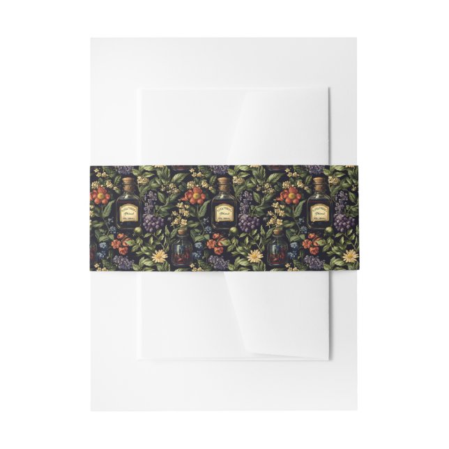 Cintas Para Invitaciones Pétalos venenosos (Anverso Ejemplo)