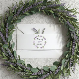Cintas Para Invitaciones Petite Country Garden Wreath Boda