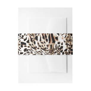 Cintas Para Invitaciones Piel de leopardo