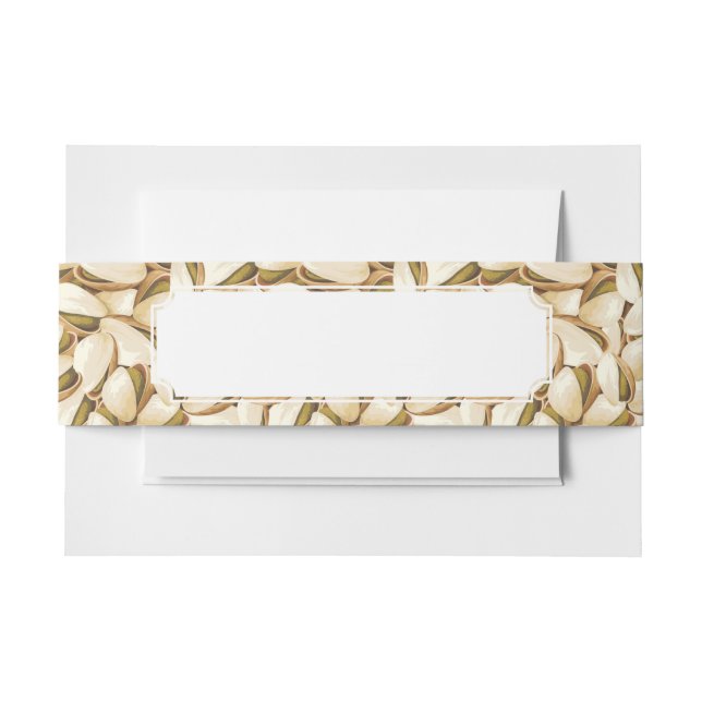 Cintas Para Invitaciones Pistachos (Anverso Ejemplo)