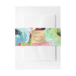 Cintas Para Invitaciones PixDezines Floral/Acuarela/Rosas