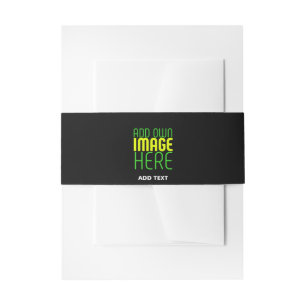 CINTAS PARA INVITACIONES PLANTILLA DE TEXTO DE IMAGEN NEGRA SENCILLA EDITAB