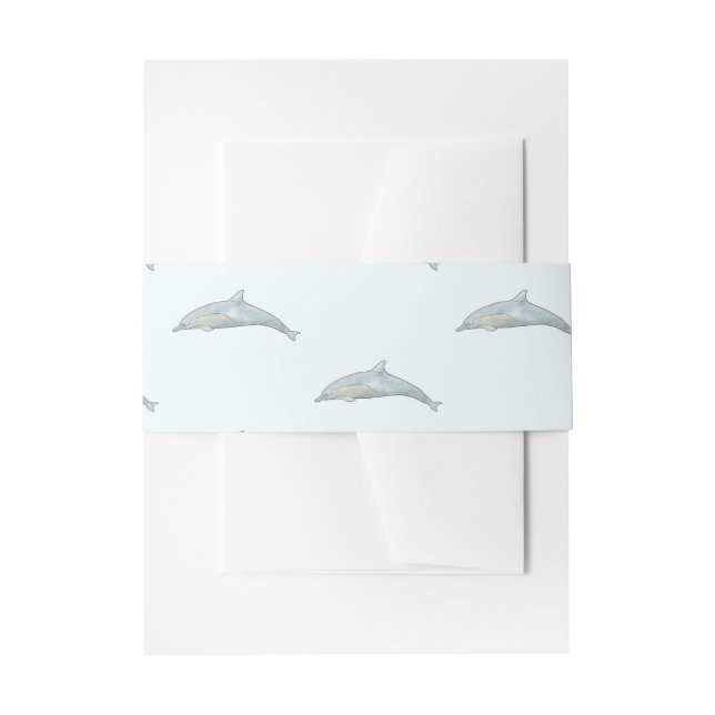 Cintas Para Invitaciones Playa de los delfines (Anverso Ejemplo)