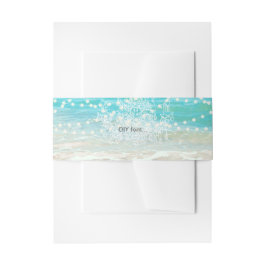 Cintas Para Invitaciones Playa PixDezines/Chadelier/Starfish