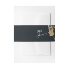 Cintas Para Invitaciones Princess Blue Baby Shower