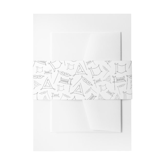 Cintas Para Invitaciones Purim (Anverso Ejemplo)