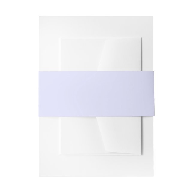 Cintas Para Invitaciones Púrpura Pastel Periwinkle (Anverso Ejemplo)