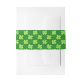 Cintas Para Invitaciones Purpurina Green Shamrock