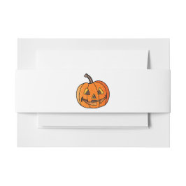 Cintas Para Invitaciones Purpurina Jack O'Lantern