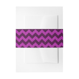 Cintas Para Invitaciones Purpurina Zig Zag