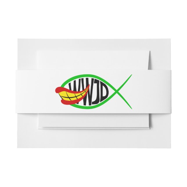 Cintas Para Invitaciones ¿Qué Haría El Bromista? (Anverso Ejemplo)