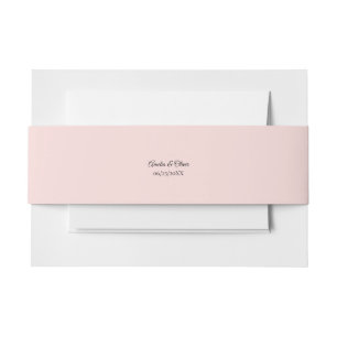 Cintas Para Invitaciones Ramo de tulipanes rosados elegantes para boda