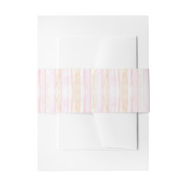 Cintas Para Invitaciones Rayas de acuarela rosadas