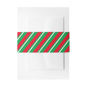 Cintas Para Invitaciones Rayas diagonales de canto de marea alta