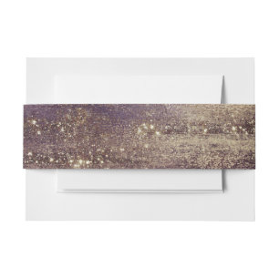 Cintas Para Invitaciones Relieve metalizado Glitzy Terracotta Dusty Naran