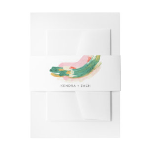 Cintas Para Invitaciones Resumen de arte moderno Boda de trazos pintados