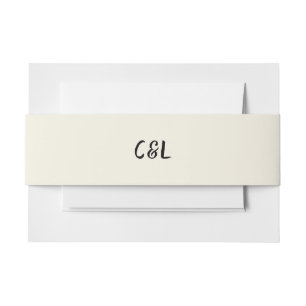 Cintas Para Invitaciones Retro manuscrito Whimsical