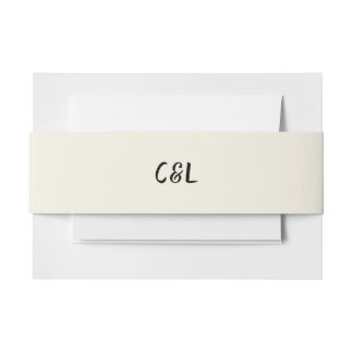 Cintas Para Invitaciones Retro manuscrito Whimsical