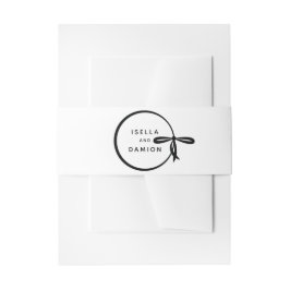 CINTAS PARA INVITACIONES RIBÓN NEGRO Y BOW